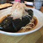 揚げなすとおろしのぶっかけ蕎麦　　1550円