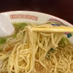 らーめん 紫龍 - 2018年7月　麺持ち上げ