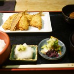 京ばし松輪 - アジフライ定食