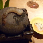 Gionokumura - 石焼き　旬の魚介を石焼します！