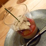 Gionokumura - お口直し　きなこのアイスにフレッシュなグレープフルーツとゼリーが入っています。