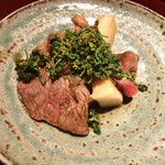 二条城ふる田 - 京都牛の焼肉と白子筍 花山椒のせ