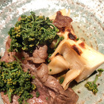 二条城ふる田 - 京都牛の焼肉と白子筍 花山椒のせ