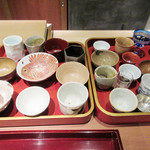 二条城ふる田 - お猪口選べます('18.4月下旬)