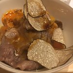 はらまさ - 雲丹と卵黄を入れて