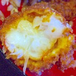 玉龍飯店 - エビフライ断面