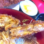 玉龍飯店 - ヒレカツ＆ホタテ断面