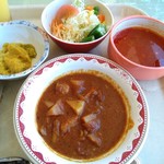 ジャイカフェ - 7月の世界の料理〈スリランカ〉セットのチキンカレー