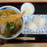 新大正庵 - 天ぷらうどん定食@新大正庵（2018年1月某日）