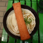 山越うどん - 冷かけ小にえび天のせ