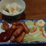 居酒屋　さち - ウインナ－・お新香