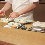 白 - 店主の手さばき('18.6月中旬夜)