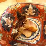 蓬左茶寮 - 伊佐木　藁燻し　マイヤーレモンおろし