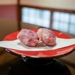 美榮 - 料理写真:☆紅芋の天ぷら