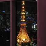 HALE海's - 仙石山森タワー47階(198.9m)からの東京タワー(332.6m)