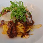 鴨ラグーのパスタ