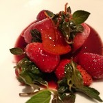 レストラン・モリエール - イチゴのソルベ