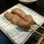 もつ焼き 涌谷 - レバ（180円×２）