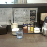 麺屋りゅう - カウンターセット