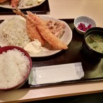 まさや食堂 - ミックスフライ