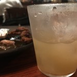 チカノミ - ラフランス酒（ロック）。