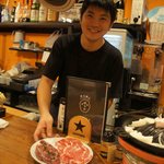 炭火焼ジンギスカン ポッケ - 初めまして頃のマスター