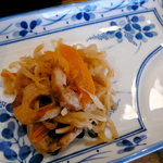 みなと食堂 - 付け合わせの切干大根も素朴でいい