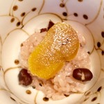 祇園もりわき - 自家製からすみのせお赤飯