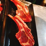 ジンギスバル まーさん - ラムチョップ@9円/㌘