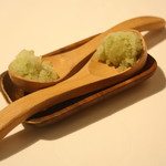 ウシマル - お口直しのシャーベット