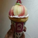 クレープリー チロル - 浅間白桃7月限定クレープ￥1300