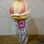 クレープリー チロル - 浅間白桃7月限定クレープ￥1300