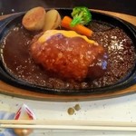 話食庵 - チーズのせハンバーグ