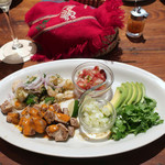 北出食堂 - パクチー・シュリンプと