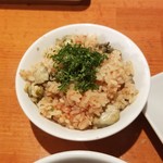 麺屋 六感堂 - 牡蠣とトマト（限定チャコ飯）