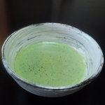 花鐘亭 はなや - 出迎えの抹茶　【　２０１１年７月　】　　