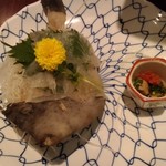 珈穂音 - かわはぎの刺身