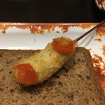 銀座 六覺燈 - ハモ 梅肉のせ