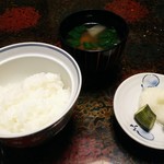 Kappouno Yado Sakuraya - 食事：弥彦のこしひかり