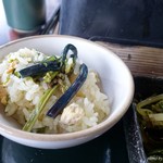 ホーライサン - 2018年4月　山菜釜めし定食の釜めし