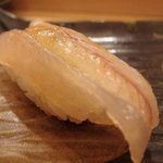 鮨まつい - キス　昆布〆