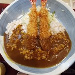 かつ政 - 海老フライカレー・１，４９０円