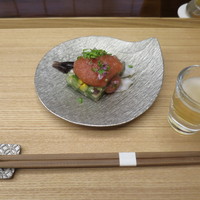 日本料理 幸庵 - 梅酢のにこごりよせ
