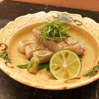 麻布十番 ふくだ - 鹿児島マルハタ１週間寝かす、富津きすレモンかけ