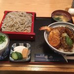 甚作 - 天丼セット 1295円