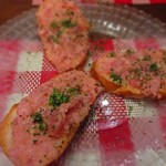 ビストロ アオキ - マグロのタルタル