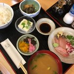 Oshokujino Genkotsu - 刺身定食 ¥800 