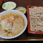 満留賀 - ミニかつ丼+もり950円