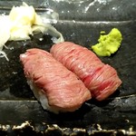 三寿司 - 前沢牛の握り