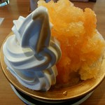 コメダ珈琲店 - 「マンゴーソフトかき氷」